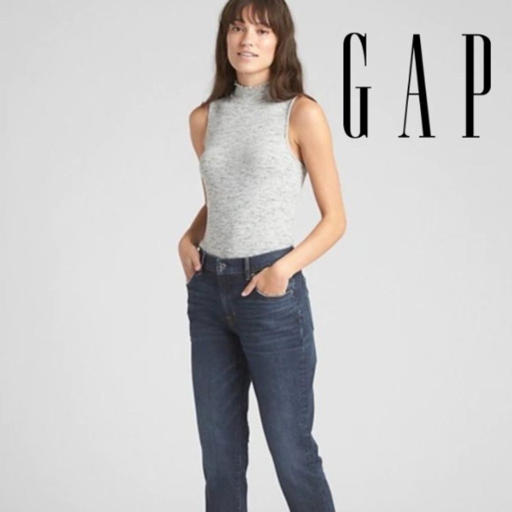 Mid Rise Girlfriend Jeans